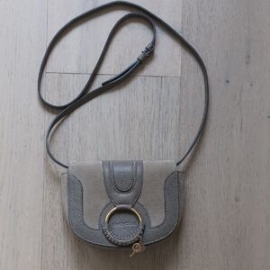 Chloe Mini Hana Bag Leather And Suede